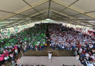 A MORENA, PT Y PVEM NOS UNE EL AMOR AL PUEBLO Y EL ANHELO DE UN MÉXICO CON JUSTICIA: CLAUDIA SHEINBAUM LLAMA A LA UNIDAD DENTRO DE LA 4T EN TAMAZUNCHALE, SAN LUIS POTOSÍ