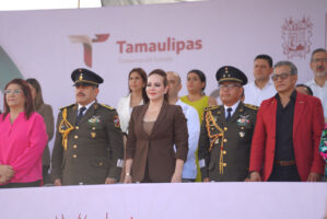 **Alcaldesa Carmen Lilia Canturosas encabeza actividades conmemorativas por el 214° aniversario de la Independencia de México**